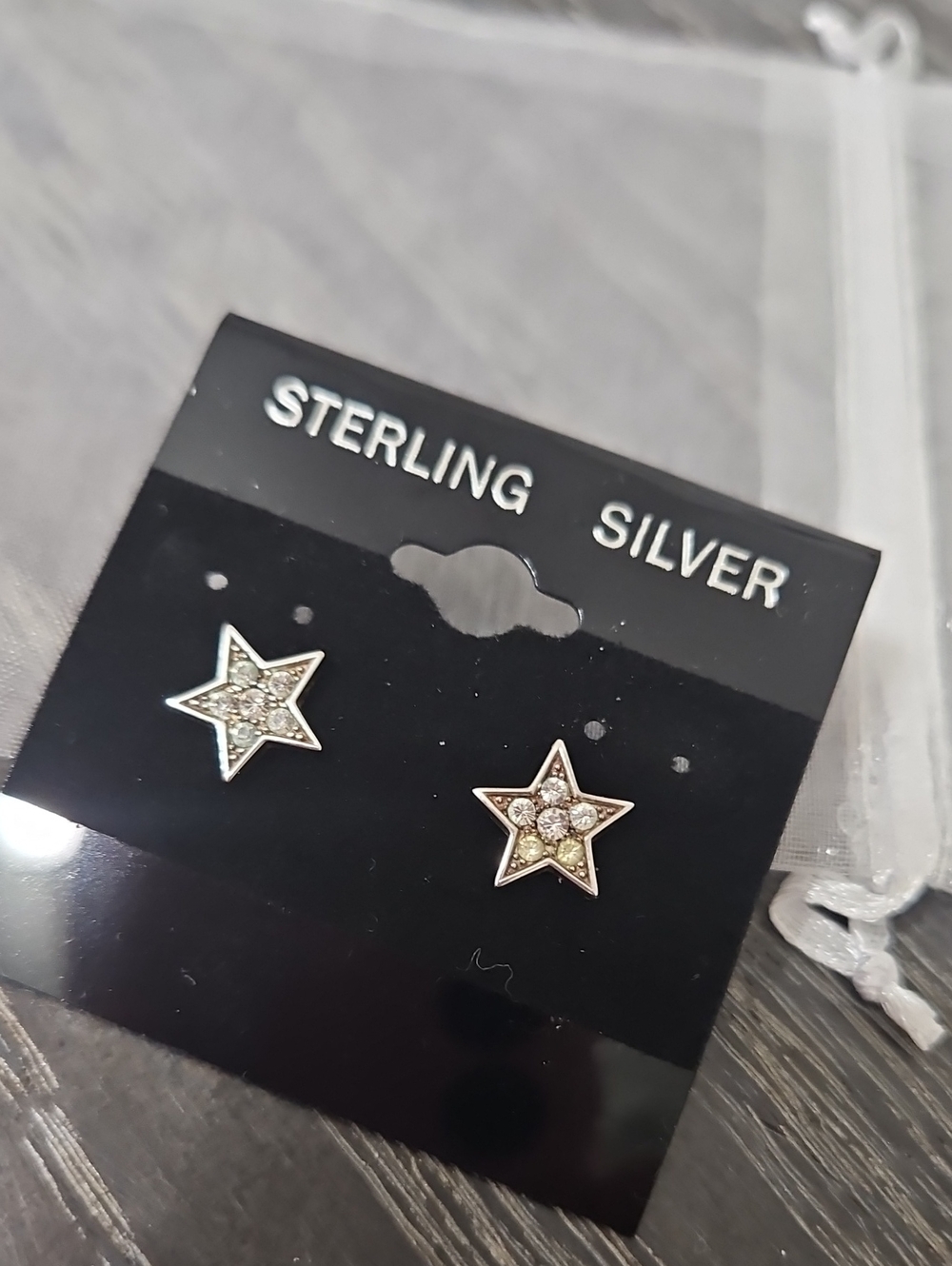 Coach Silver Star Earrings
